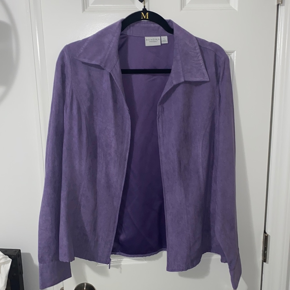 Purple light blazer